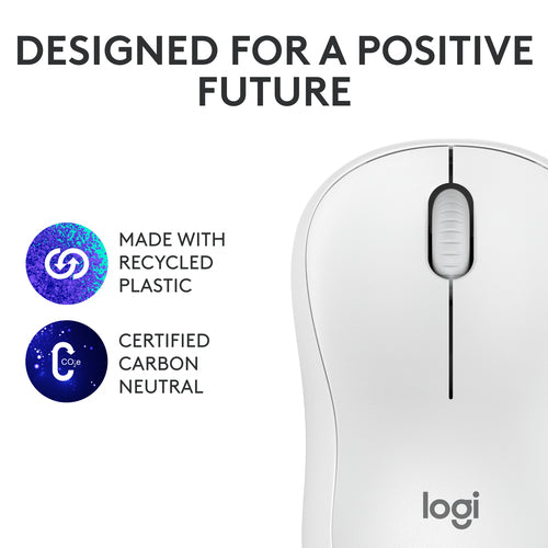 Mouse Logitech M240 Silent 4000 DPI Ambidextrous RF Wireless Bluetooth - 910-007120