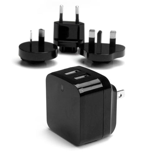 Mobile Device Charger StarTech.com USB2PACBK Dual USB 17W 3.4A