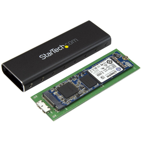 M.2 SSD Enclosure StarTech.com SM2NGFFMBU33 USB 3.0 5Gbps UASP Black - SM2NGFFMBU33