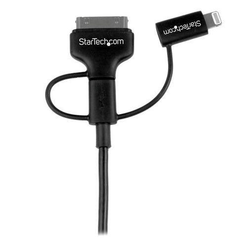 USB Charging Cable StarTech LTADUB1MB 3-in-1 Lightning Micro-USB 1 Meter