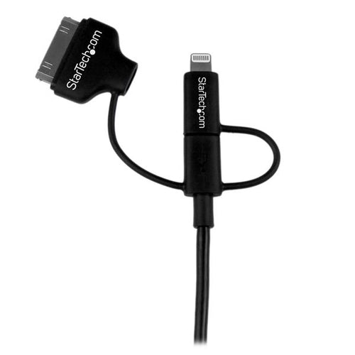 USB Charging Cable StarTech LTADUB1MB 3-in-1 Lightning Micro-USB 1 Meter
