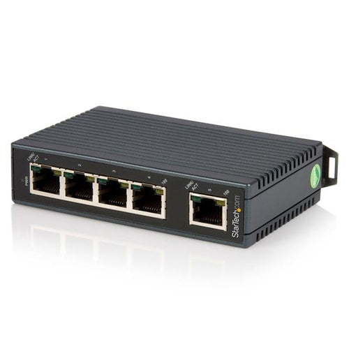 Network Switch StarTech.com IES5102 5-Port Fast Ethernet DIN Rail Mountable Unmanaged