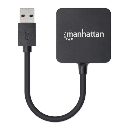USB Hub Manhattan 162296 4-Port USB-A 5 Gbps Charging Compact