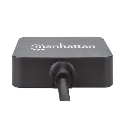 USB Hub Manhattan 162296 4-Port USB-A 5 Gbps Charging Compact