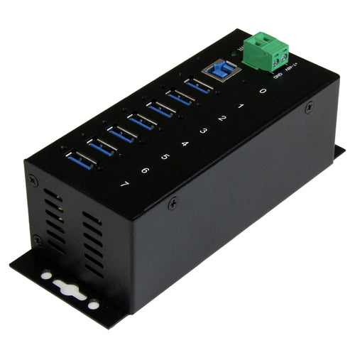 USB Hub StarTech.com ST7300USBME 7-Port 5Gbps Steel Industrial Mounting