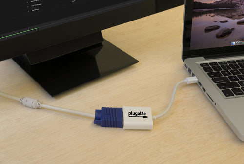 Mini DisplayPort to VGA Adapter Plugable Technologies Active 1920x1080 Driverless