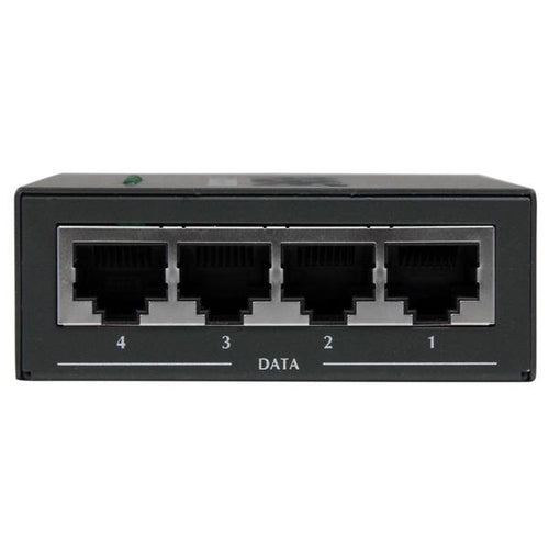4-Port Gigabit PoE+ Injector StarTech.com 802.3at/af Network Transmitter 100m 2000Mbit/s