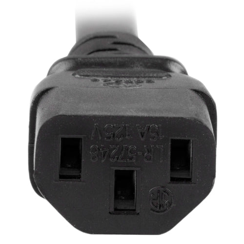 Heavy Duty 6ft IEC 320 C13 to C20 Power Extension Cord 15A 125V