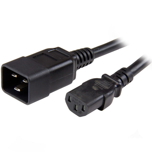 Heavy Duty 6ft IEC 320 C13 to C20 Power Extension Cord 15A 125V
