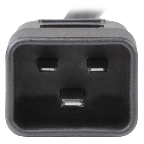 Heavy Duty 6ft IEC 320 C13 to C20 Power Extension Cord 15A 125V