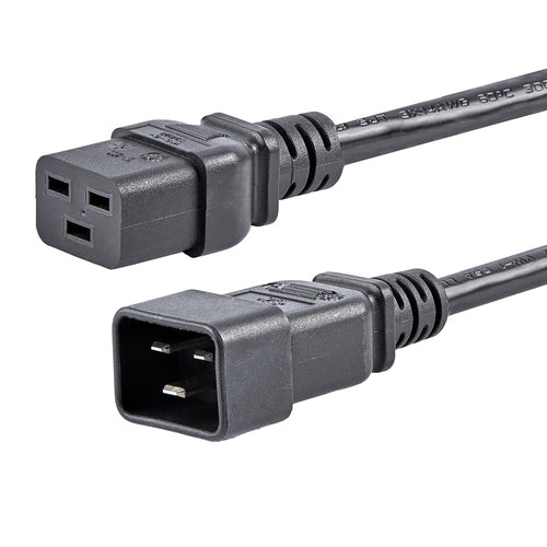 Power Cable StarTech C19 to C20 15A 250V 1.8m Heavy Duty