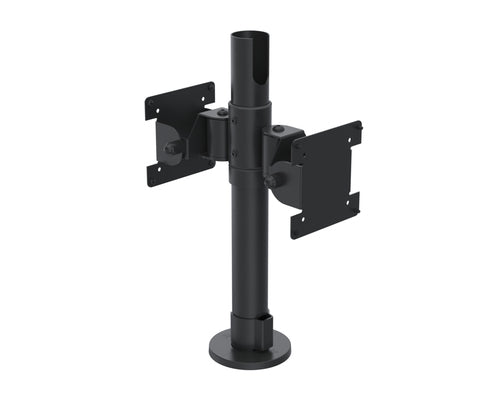 POS Mount Ergonomic Solutions SpacePole Back-to-back Screen Mount VESA 75/100 Metal Black 27.9cm - SPV1103-FX-02