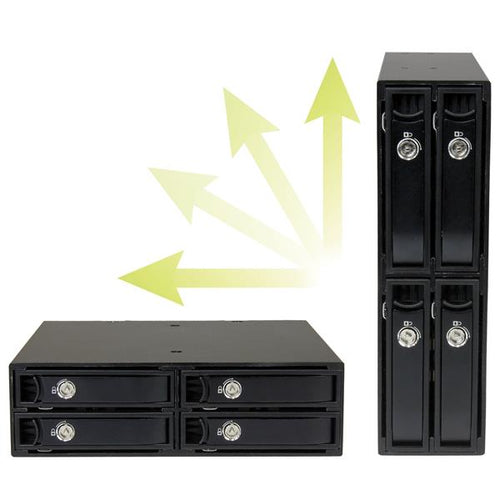 4-Bay Drive Bay Panel StarTech.com SATSASBP425 SATA SAS 2TB Capacity