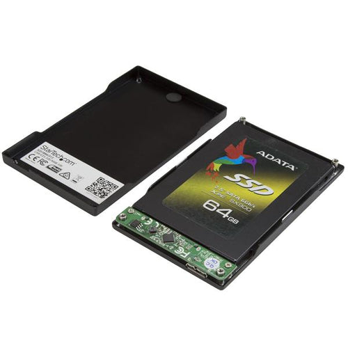 2.5 Inch USB 3.1 SATA HDD/SSD Enclosure 10 Gbps Black