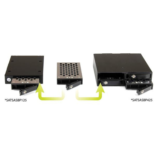 4-Bay Drive Bay Panel StarTech.com SATSASBP425 SATA SAS 2TB Capacity