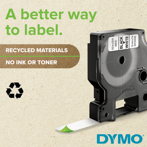 DYMO D1 Standard - Black on Yellow - 6mm label-making tape