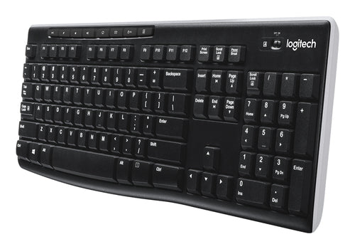 Keyboard Logitech K270 Wireless Full-size RF QWERTZ Black - 920-003743