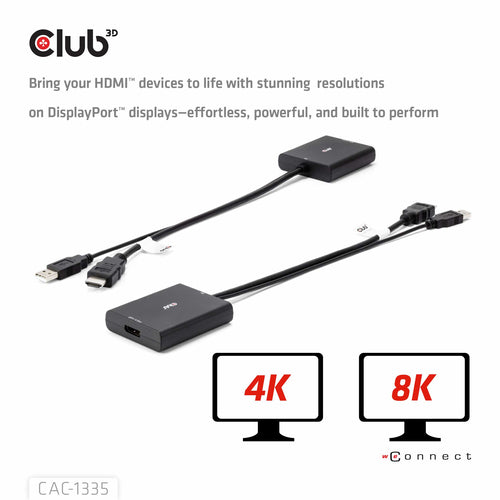 CLUB3D CAC-1335 video cable adapter