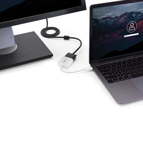 USB-C to VGA Adapter StarTech.com CDP2VGAW 1920x1200 Display