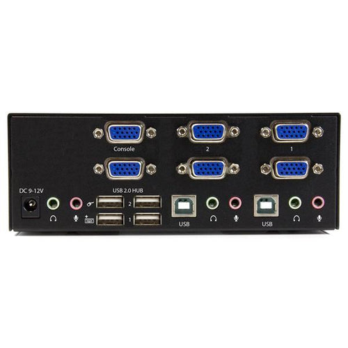 KVM Switch StarTech.com SV231DVGAU2A 2-Port Dual VGA Full HD 1920x1200