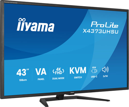 iiyama ProLite X4373UHSU-B2 computer monitor