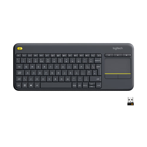 Keyboard Logitech K400 Plus Wireless Full-size QWERTZ - 920-007133
