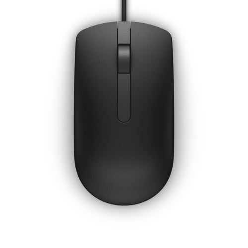 Optical USB Mouse DELL MS116 Ambidextrous 1000 DPI Black