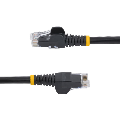 CAT6 Ethernet Cable StarTech 15ft Black Snagless 10 Pack