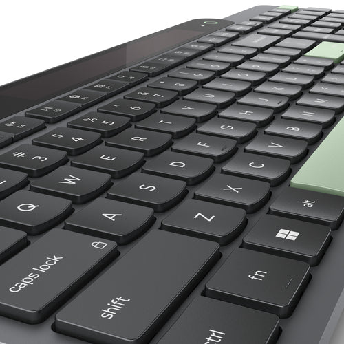 Wireless Bluetooth Full-Size Keyboard Plunger Switch Black Green