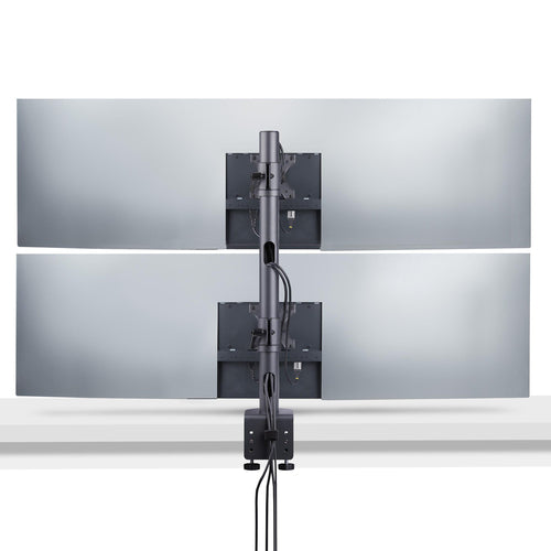 StarTech.com H2MPV-MONITOR-MOUNT Dual Monitor Mount - Supports 2x 49" Monitors, VESA 100x100, 70lb Capacity