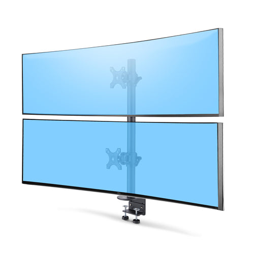 StarTech.com H2MPV-MONITOR-MOUNT Dual Monitor Mount - Supports 2x 49" Monitors, VESA 100x100, 70lb Capacity