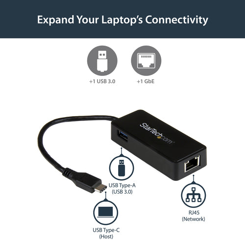 Network Adapter StarTech USB-C Gigabit 5000 Mbit/s USB 3.0