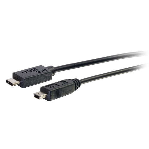 C2G 6ft, USB 2.0 Type C, Mini-USB B USB cable