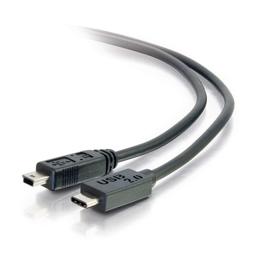 C2G 12ft, USB 2.0 Type C, Mini-USB B USB cable