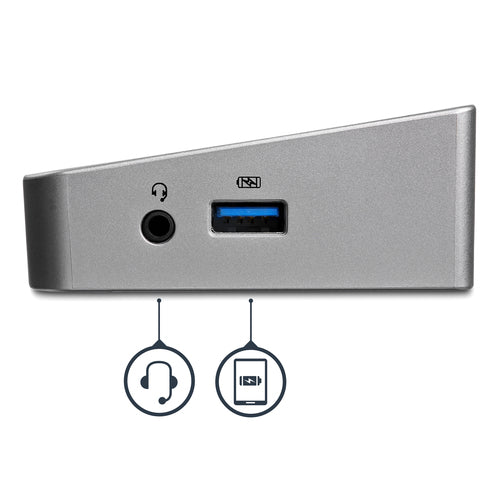 StarTech.com USB3DOCKH2DP laptop dock/port replicator
