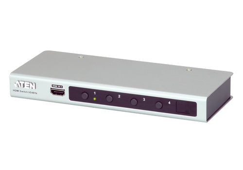 HDMI Video Switcher ATEN VS481B 4K UHD Switch 5V Metal Black & White