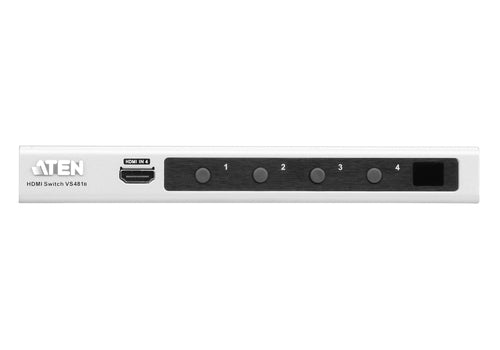 HDMI Video Switcher ATEN VS481B 4K UHD Switch 5V Metal Black & White