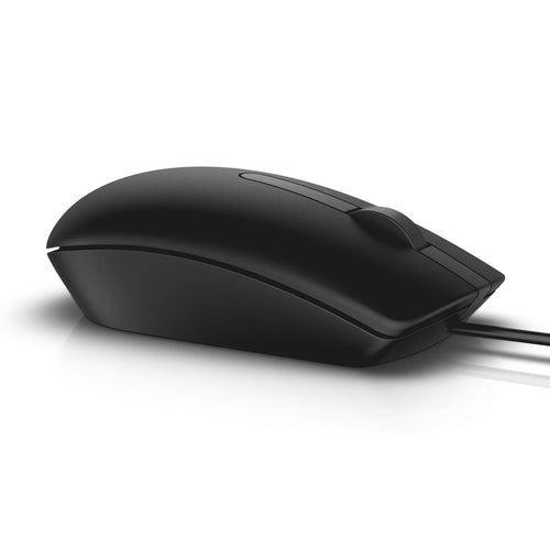 Wired Optical Mouse DELL MS116 Ambidextrous USB Type-A 1000 DPI Black