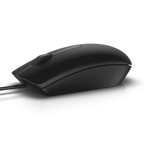 Wired Optical Mouse DELL MS116 Ambidextrous USB Type-A 1000 DPI Black