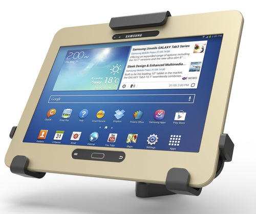 Compulocks Universal Tablet Rugged Case Halterung – Schwarz für Tablets und Smartphones