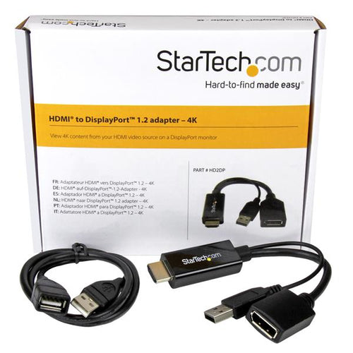 HDMI to DisplayPort Adapter StarTech STDP2600 4K at 30Hz Active Converter