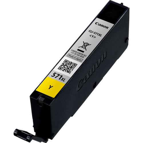 Ink Cartridge Canon CLI-571XL High Yield Yellow 715 Pages 11ml - 0334C001