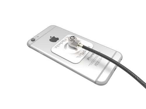 Adhesive Security Plate Compulocks VHB 1 Piece Silver