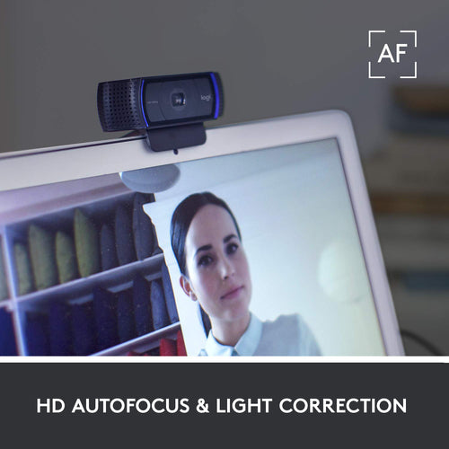 HD Webcam Logitech C920 Pro 1080p 30fps 3MP H.264 - 960-001055