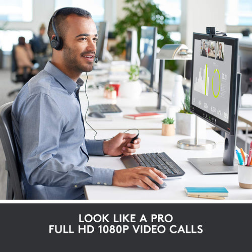HD Webcam Logitech C920 Pro 1080p 30fps 3MP H.264 - 960-001055