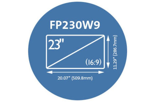 Privacy Screen Filter Kensington FP230W9 23-Inch Frameless Widescreen