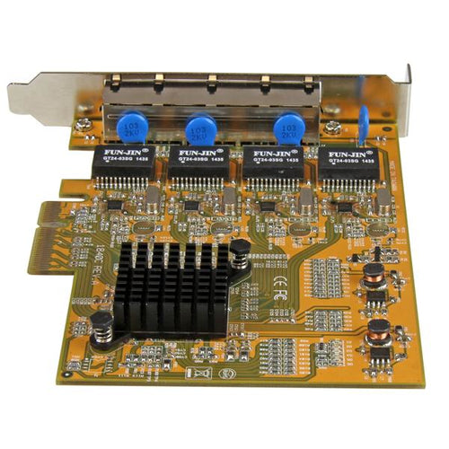 Network Card StarTech.com ST1000SPEX43 4-Port PCIe Gigabit 2000 Mbit/s Internal Wired - ST1000SPEX43