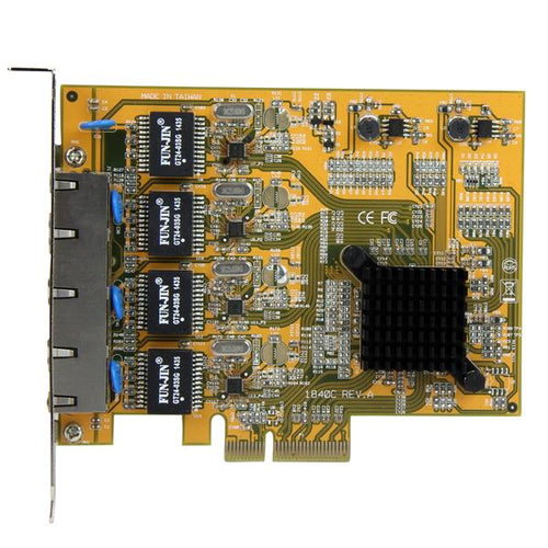Network Card StarTech.com ST1000SPEX43 4-Port PCIe Gigabit 2000 Mbit/s Internal Wired - ST1000SPEX43