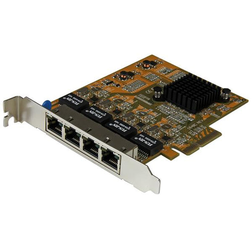Network Card StarTech.com ST1000SPEX43 4-Port PCIe Gigabit 2000 Mbit/s Internal Wired - ST1000SPEX43