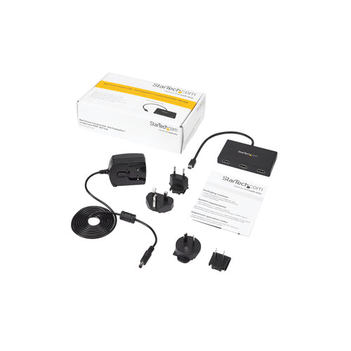 Video Splitter StarTech.com MSTMDP123HD 3-Port Mini DisplayPort to HDMI Dual 4K 30Hz - MSTMDP123HD